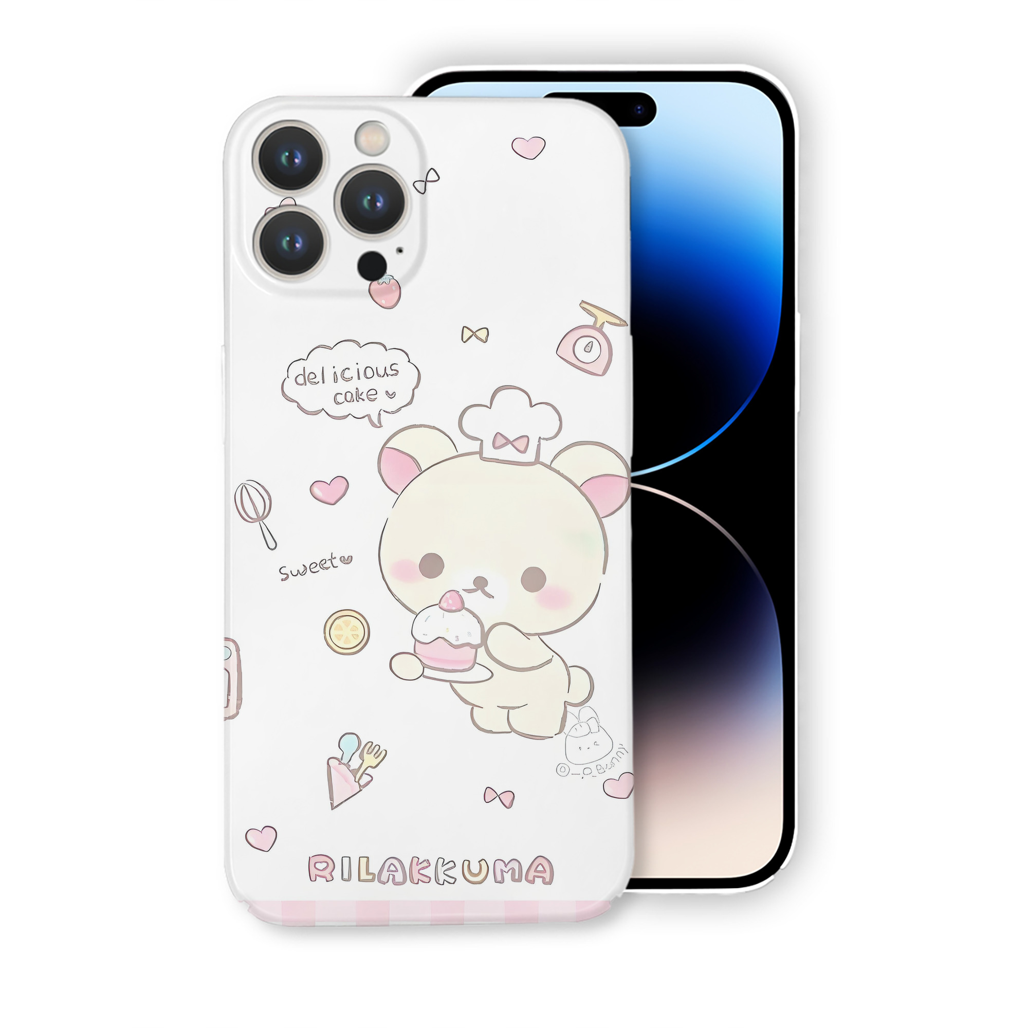 （画像用） リラックマ リラックマ キイロイトリ Rilakkuma Korilakkuma Kiiroitori 【iPhone 14シリーズ対応】ハードケース